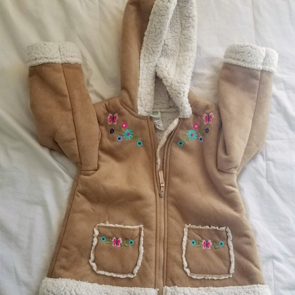 Little Me fleece Hooded jacket